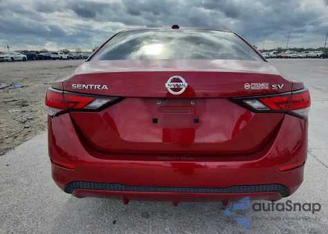 2021 Nissan Sentra Sv z USA, uszkodzony, nr VIN 3N1AB8CV5MY266584